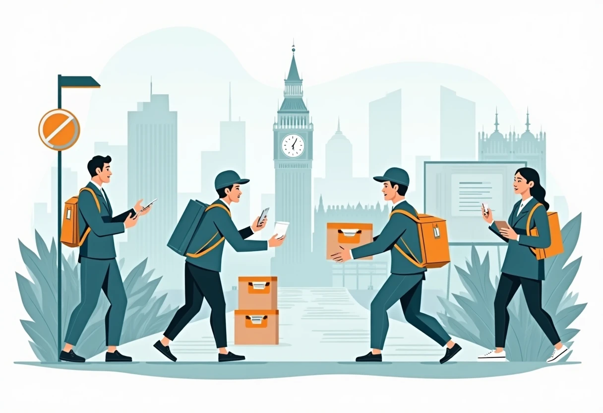 Delivery driver in London