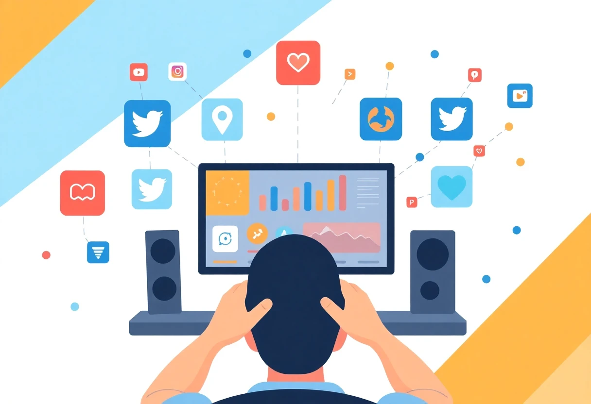 Geometric social media network
