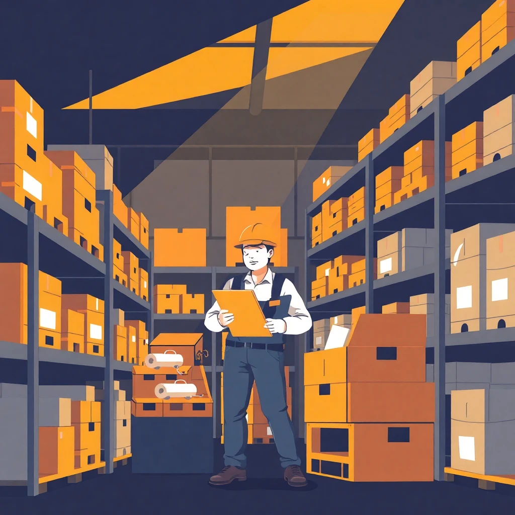 Trabajador en almacén