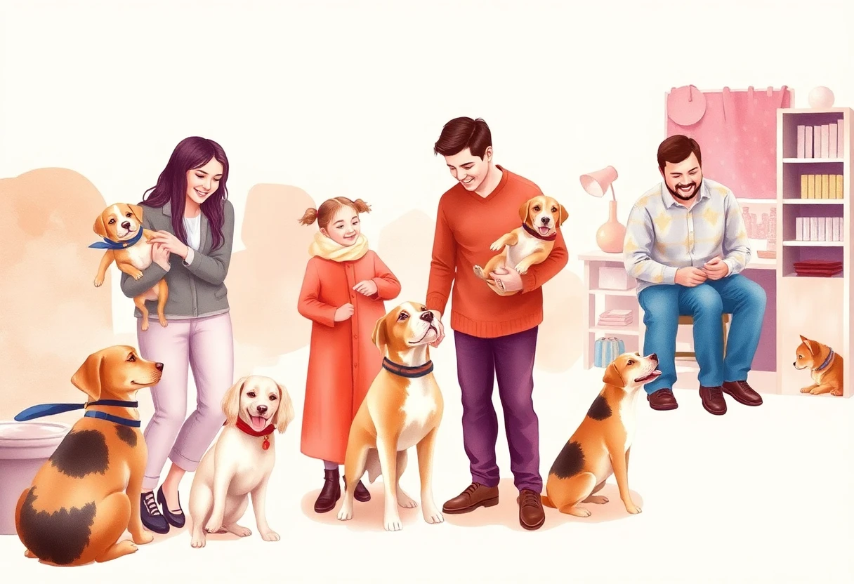 Visita al rifugio per cani