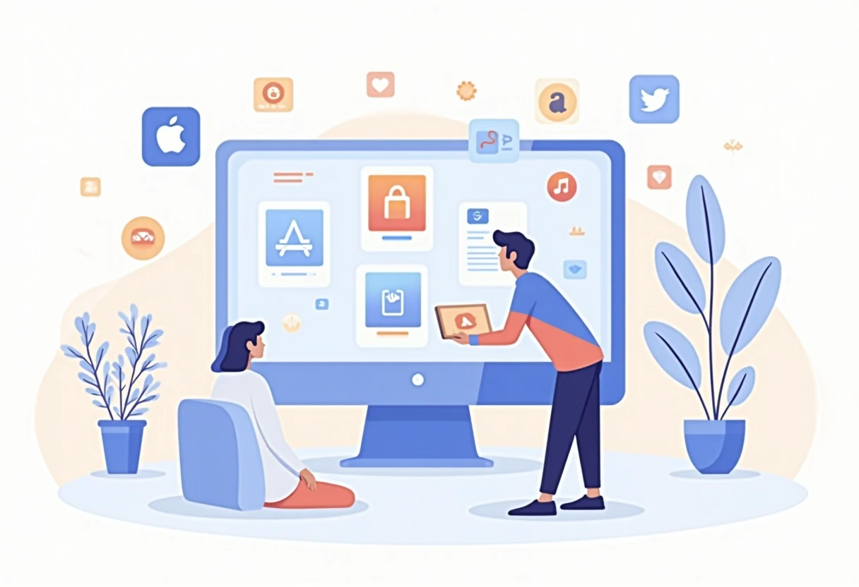 Variedad de apps de streaming