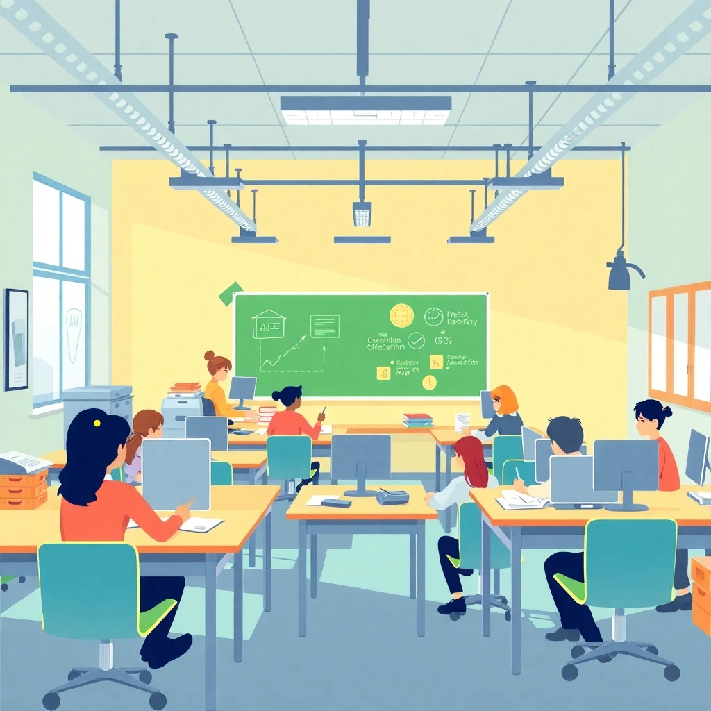 Traditional classroom setting