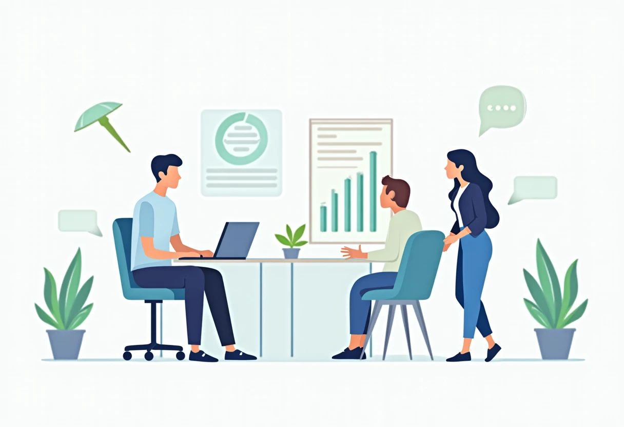 Discutiendo opciones de trabajo flexibles