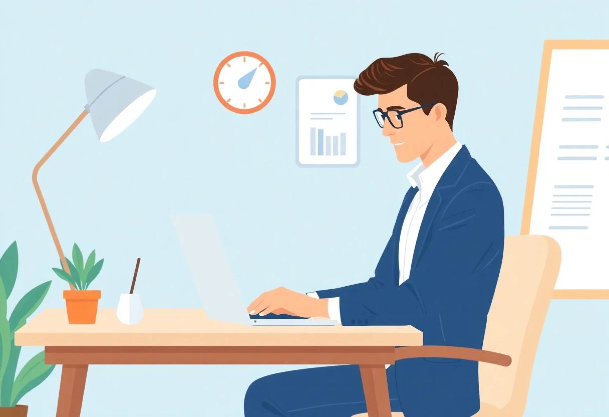 Trabajando desde casa en atención al cliente