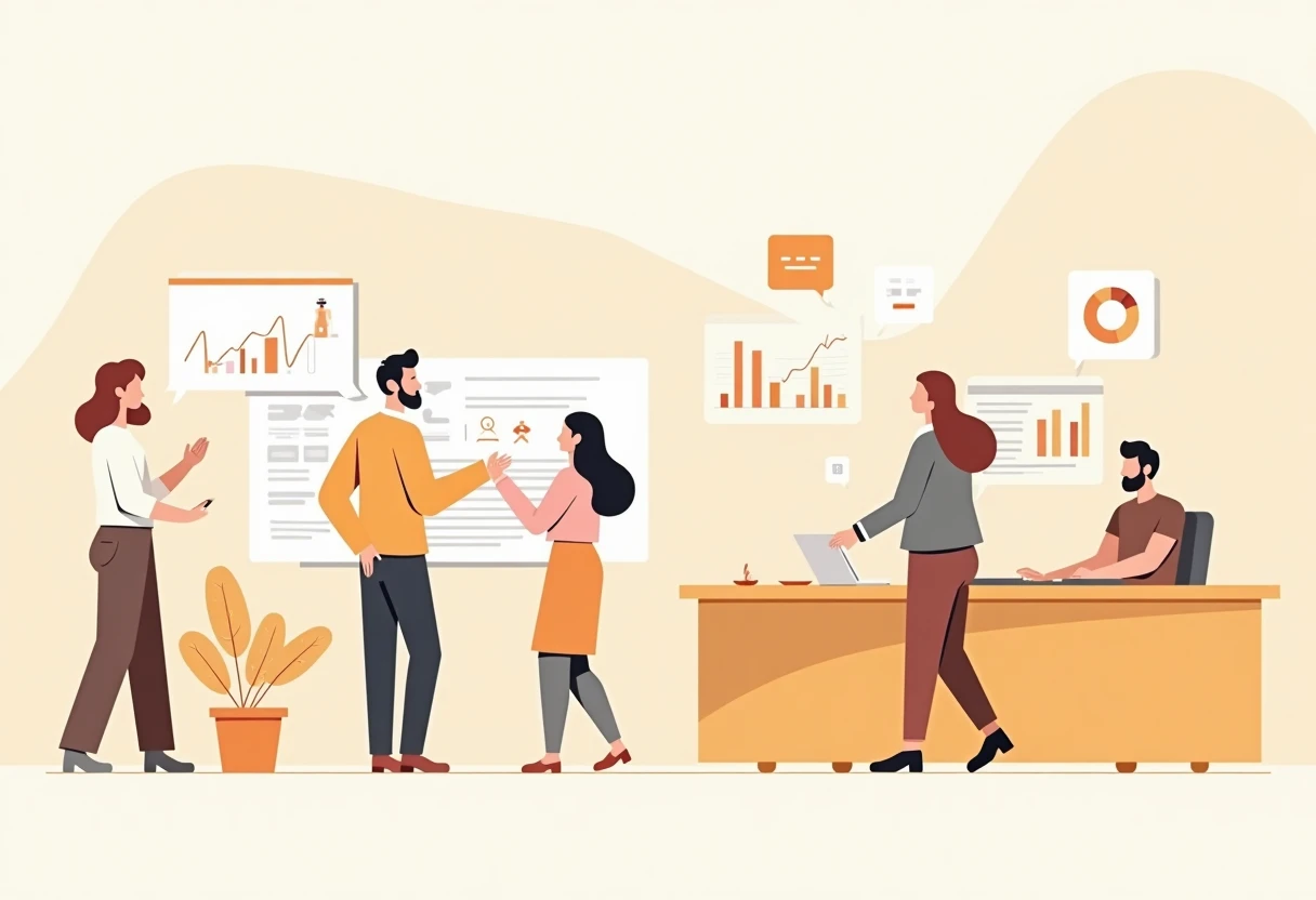 Equipo de ciencia de datos colaborando