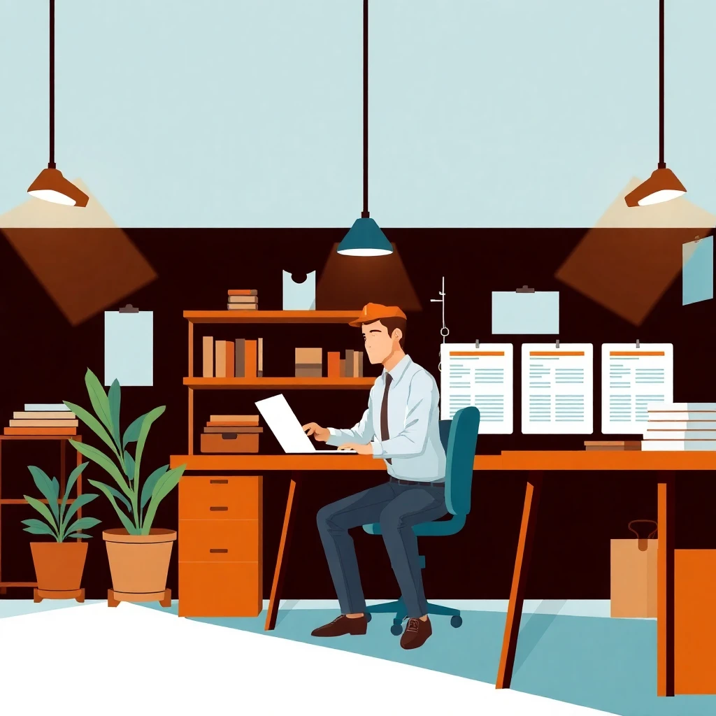 Comparando opções de emprego em construção