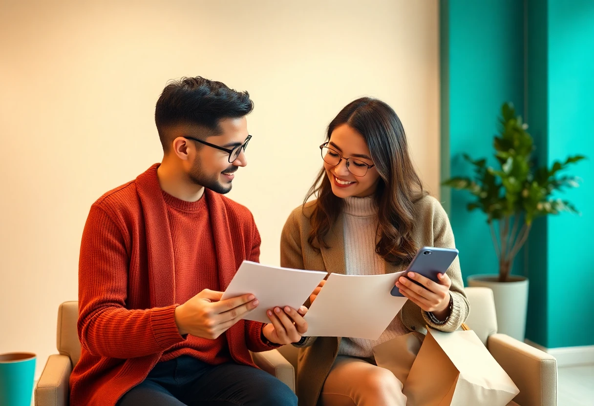 Discussing financial options