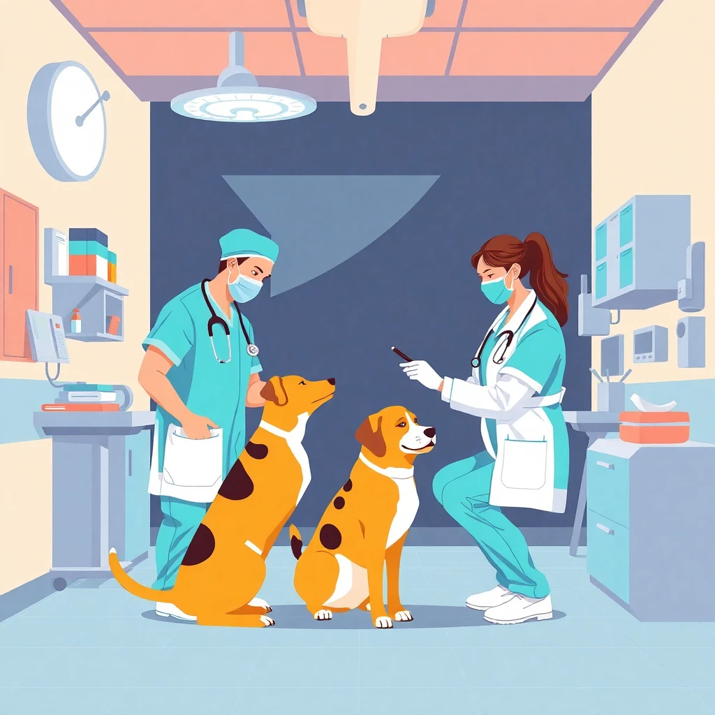 Veterinários em ação