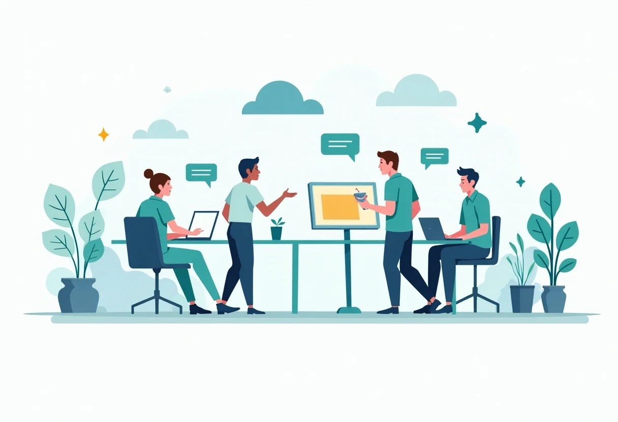 Ambiente de trabalho colaborativo