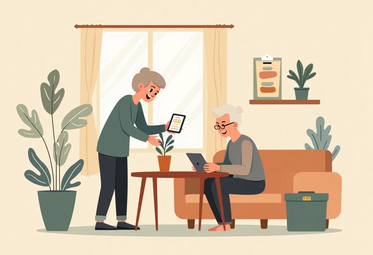 Acesso a benefícios via tablet