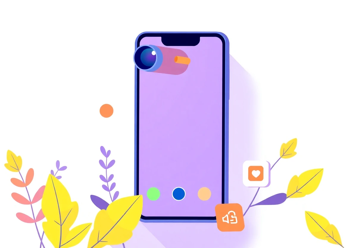 Essentiële foto-apps illustratie