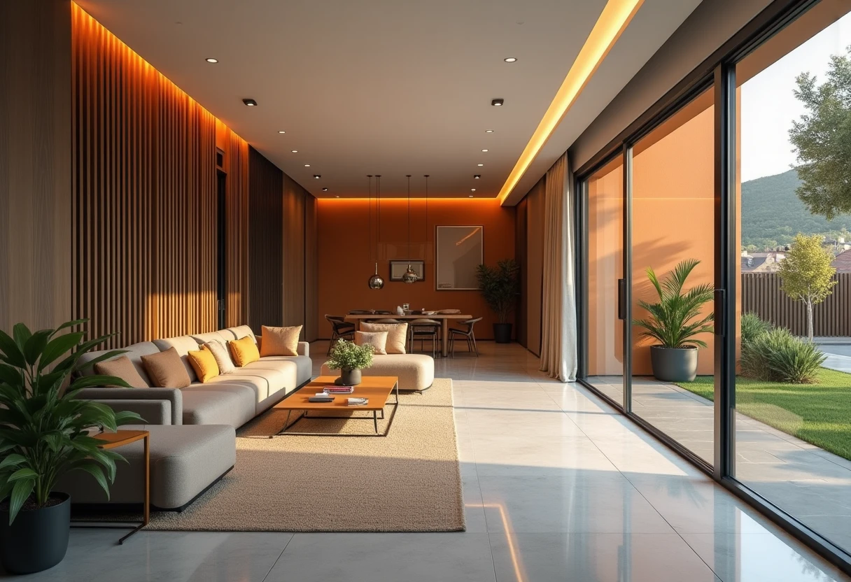 Interior de estudio de lujo