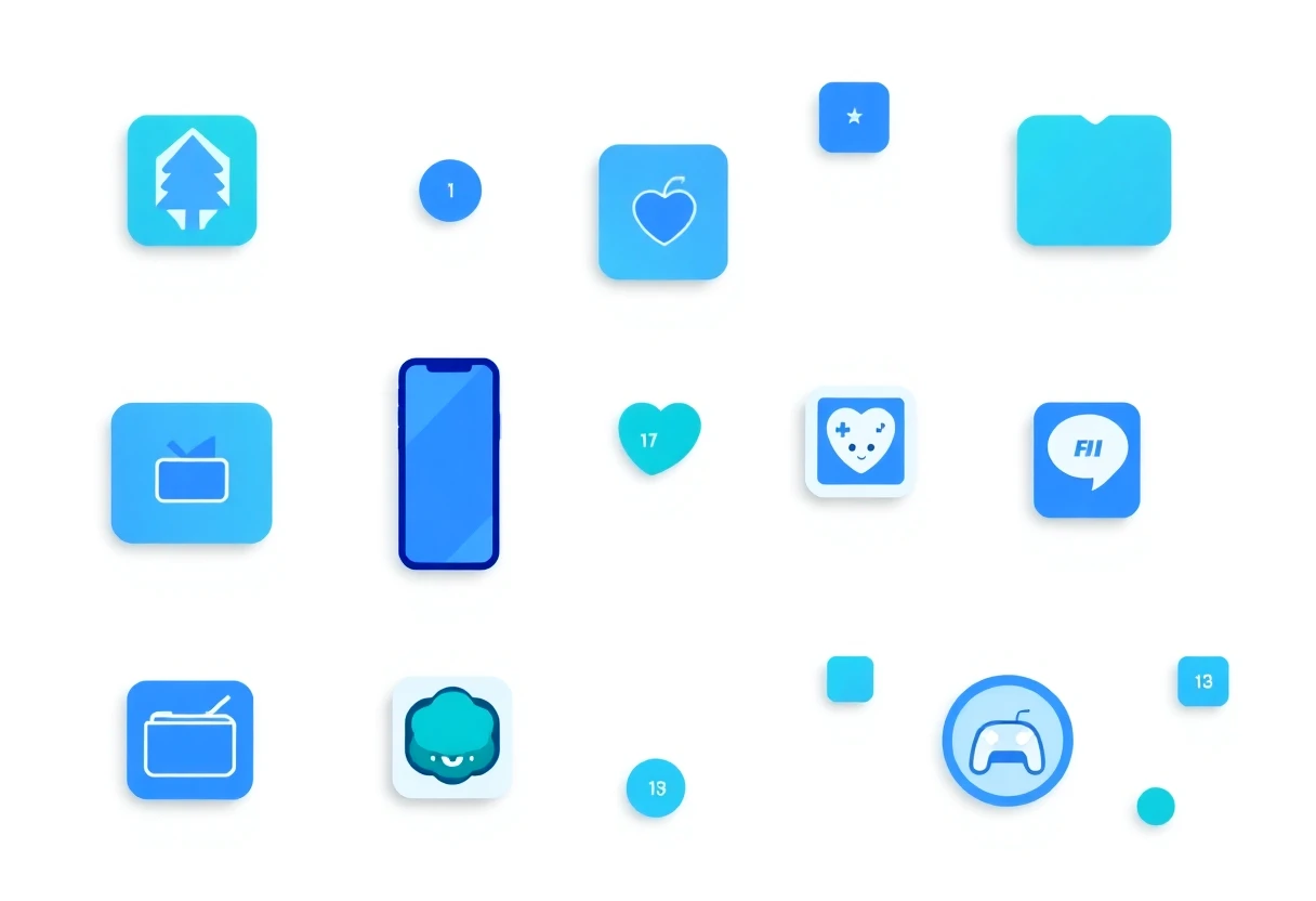 Niche social platform icons