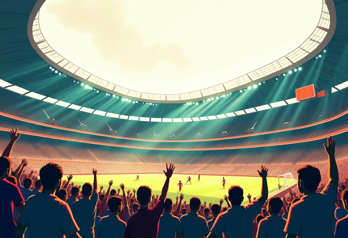 Faszinierende Stadionatmosphäre