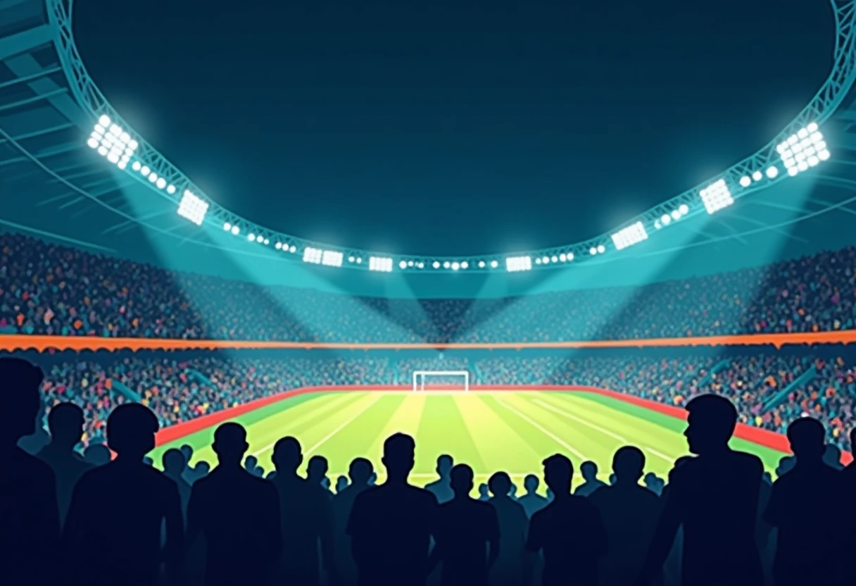 World Cup stadium scene