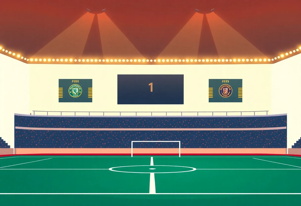 Decisive World Cup match atmosphere