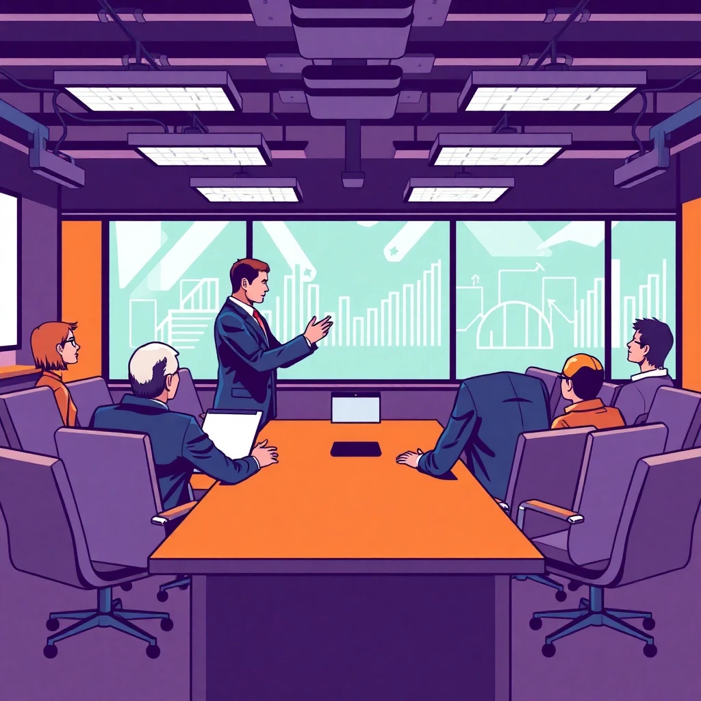Finance executive meeting