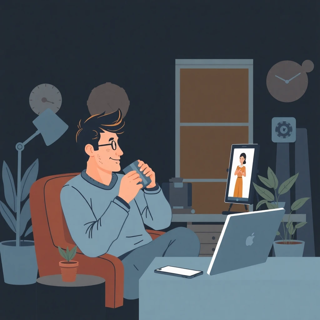 Remote work setup