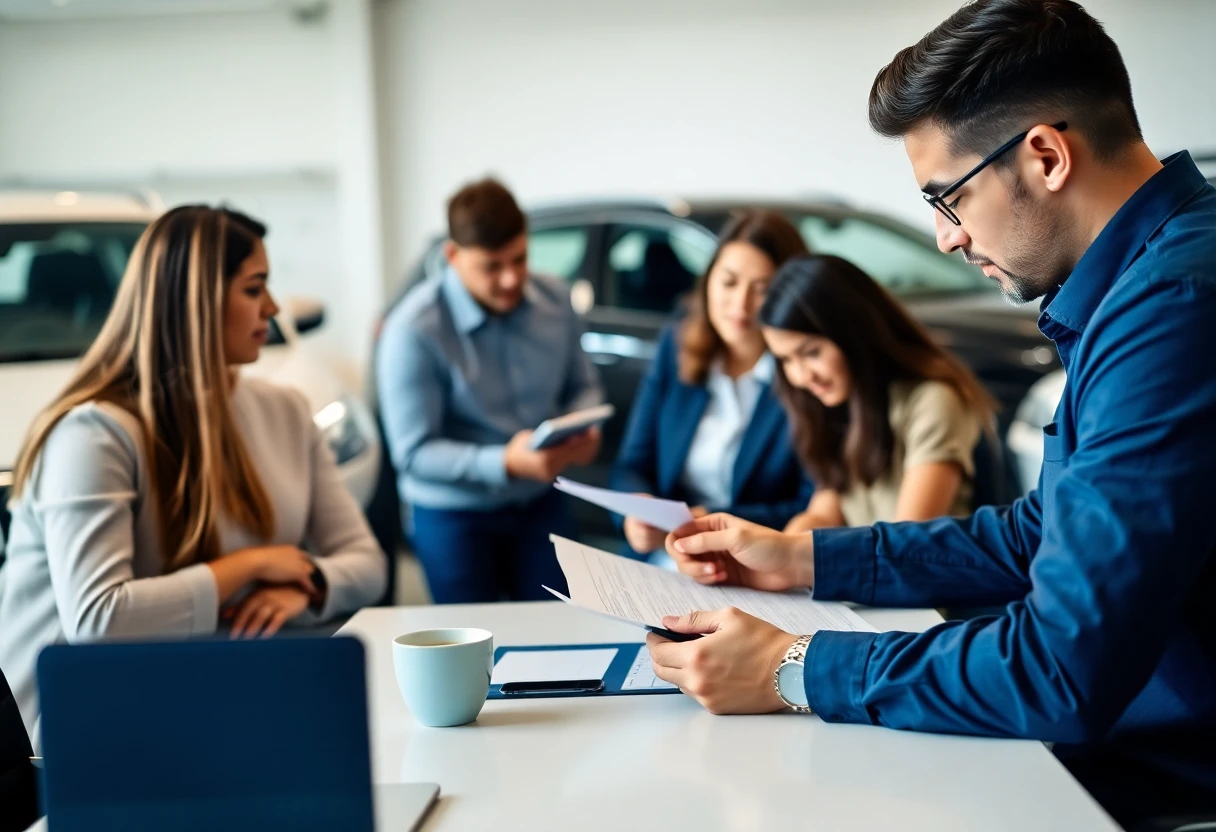 Comparando opções de financiamento de veículos