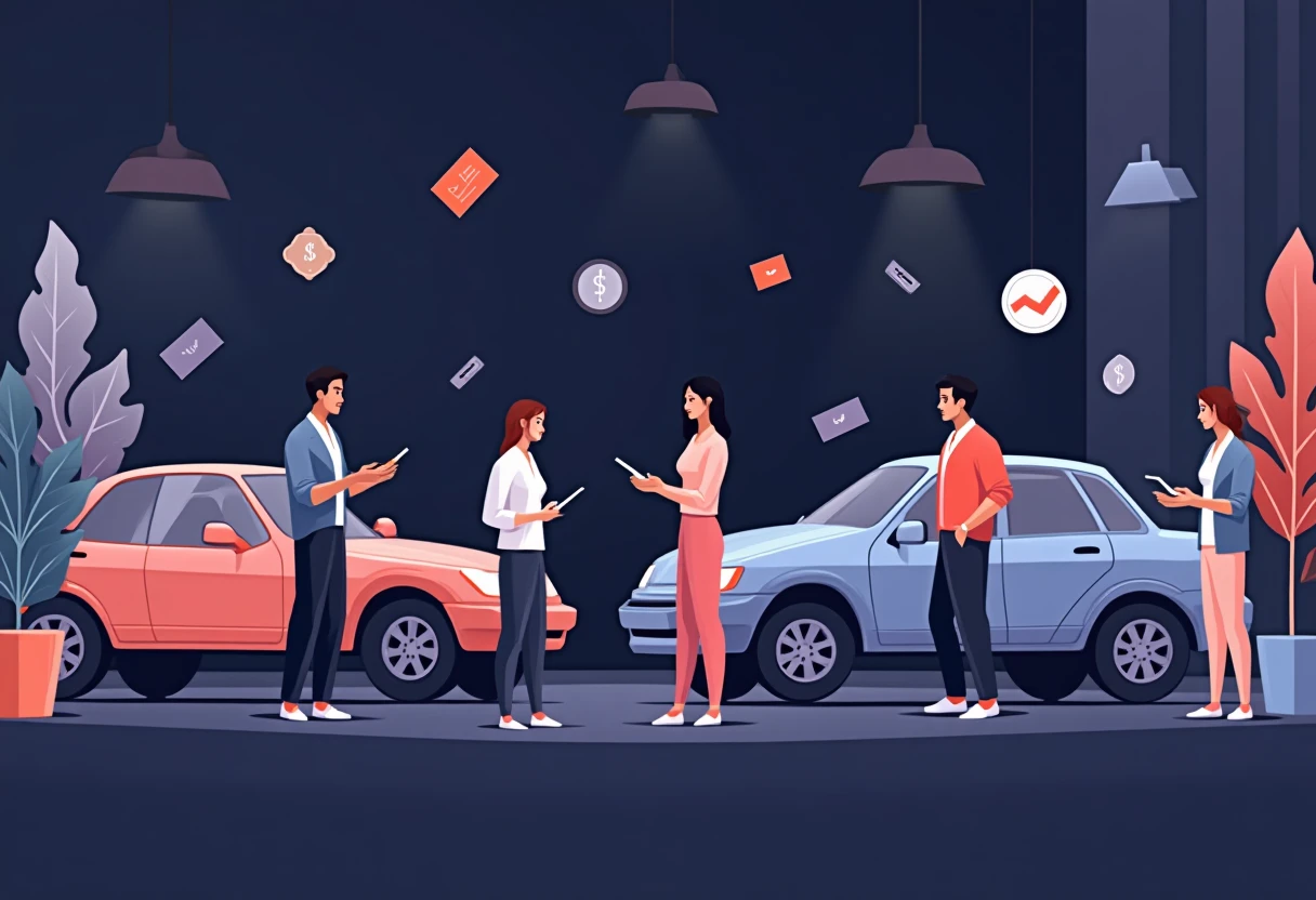 Discussing car finance options
