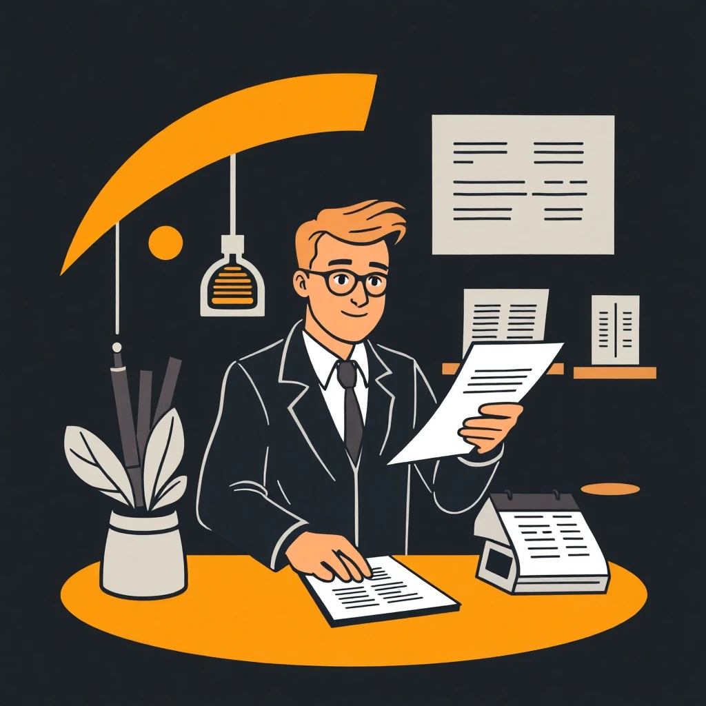 Revisando ofertas de trabajo en finanzas