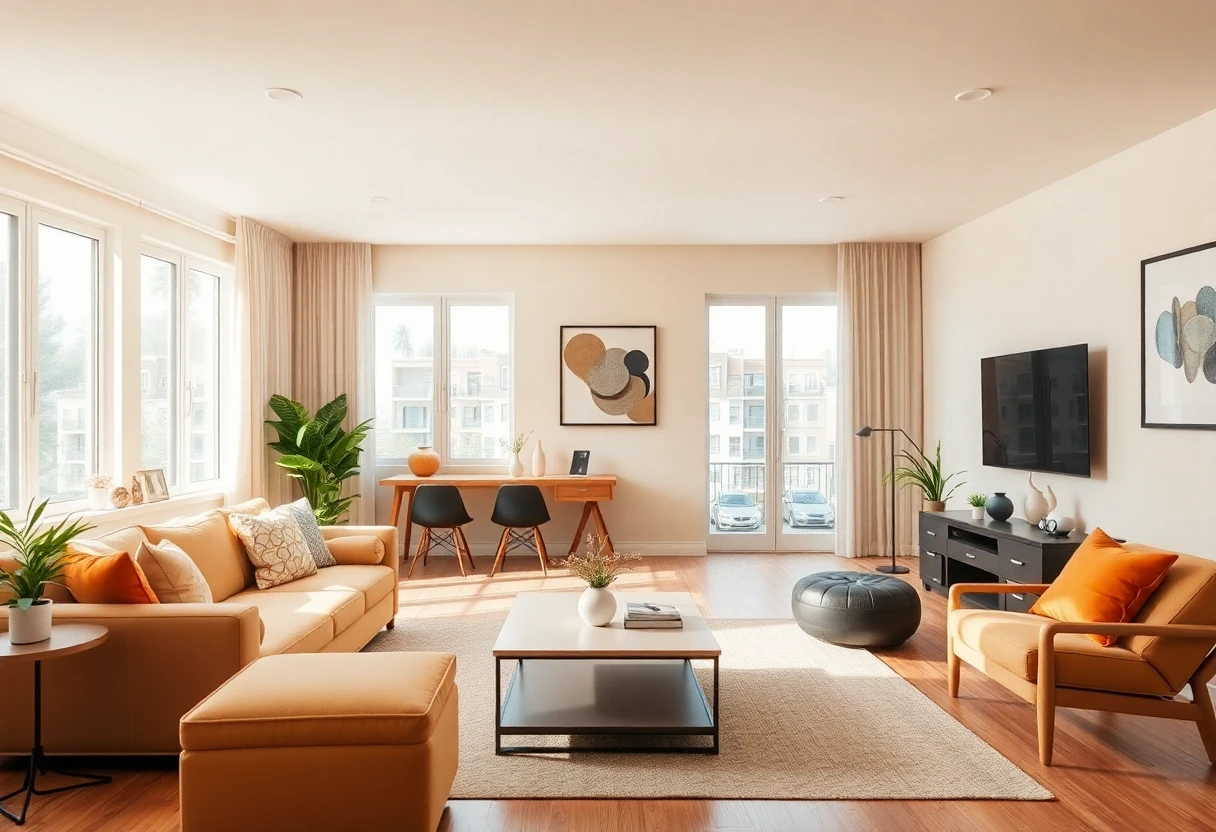 Contemporary apartment interior