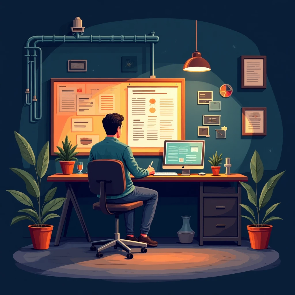 Tech-focused office
