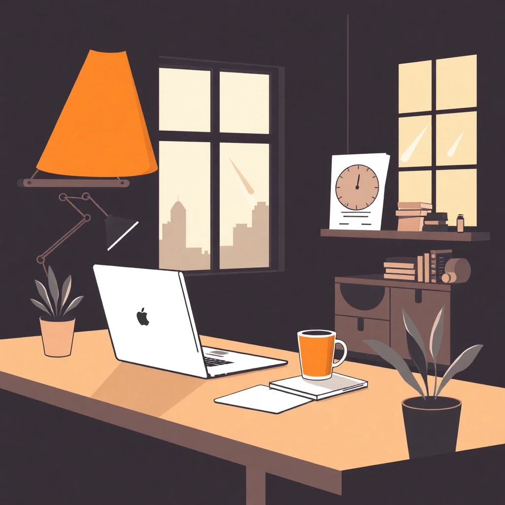 Home office setup