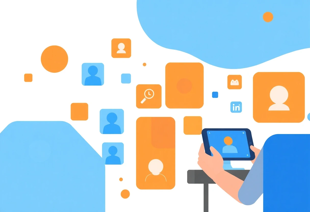 Abstract community connections in a digital network