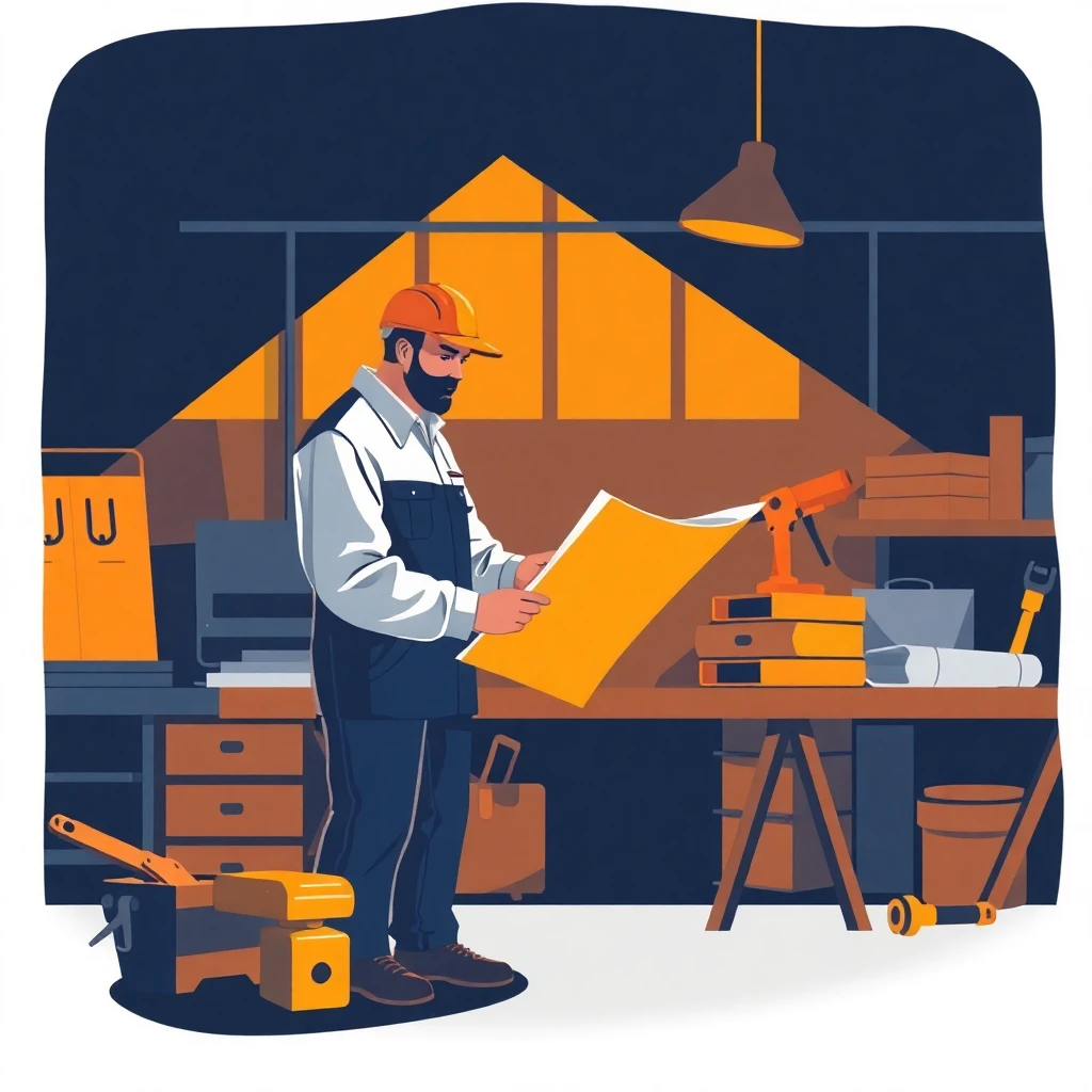 Supervisor técnico en acción