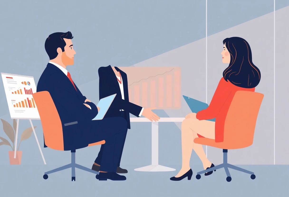 Ilustrație de echipă de management