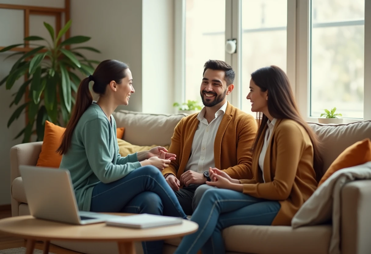 Consultando con un agente de seguros