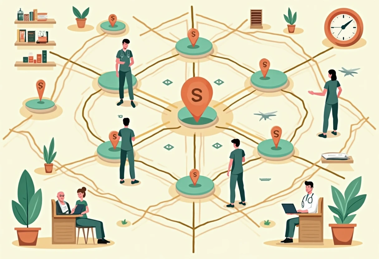 Healthcare network with salary highlights