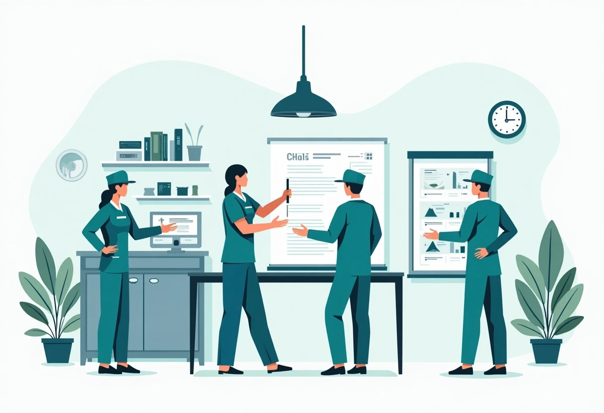 Operating room in a healthcare facility
