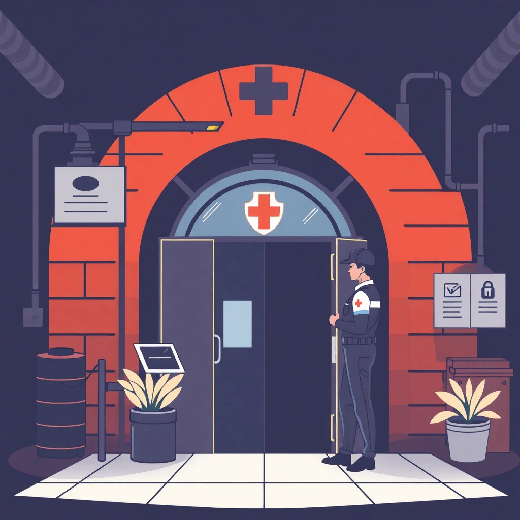 Hospital entrance security