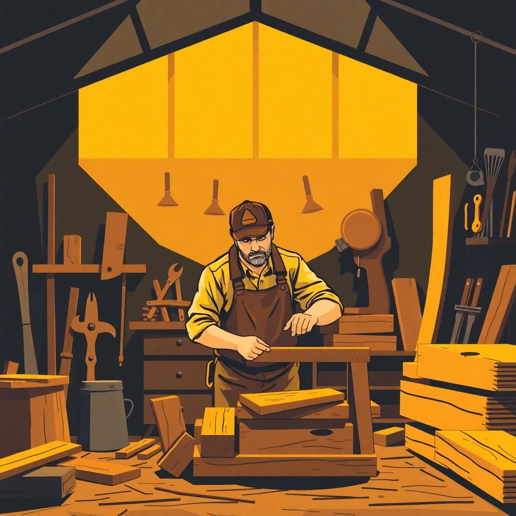 Carpenter in action