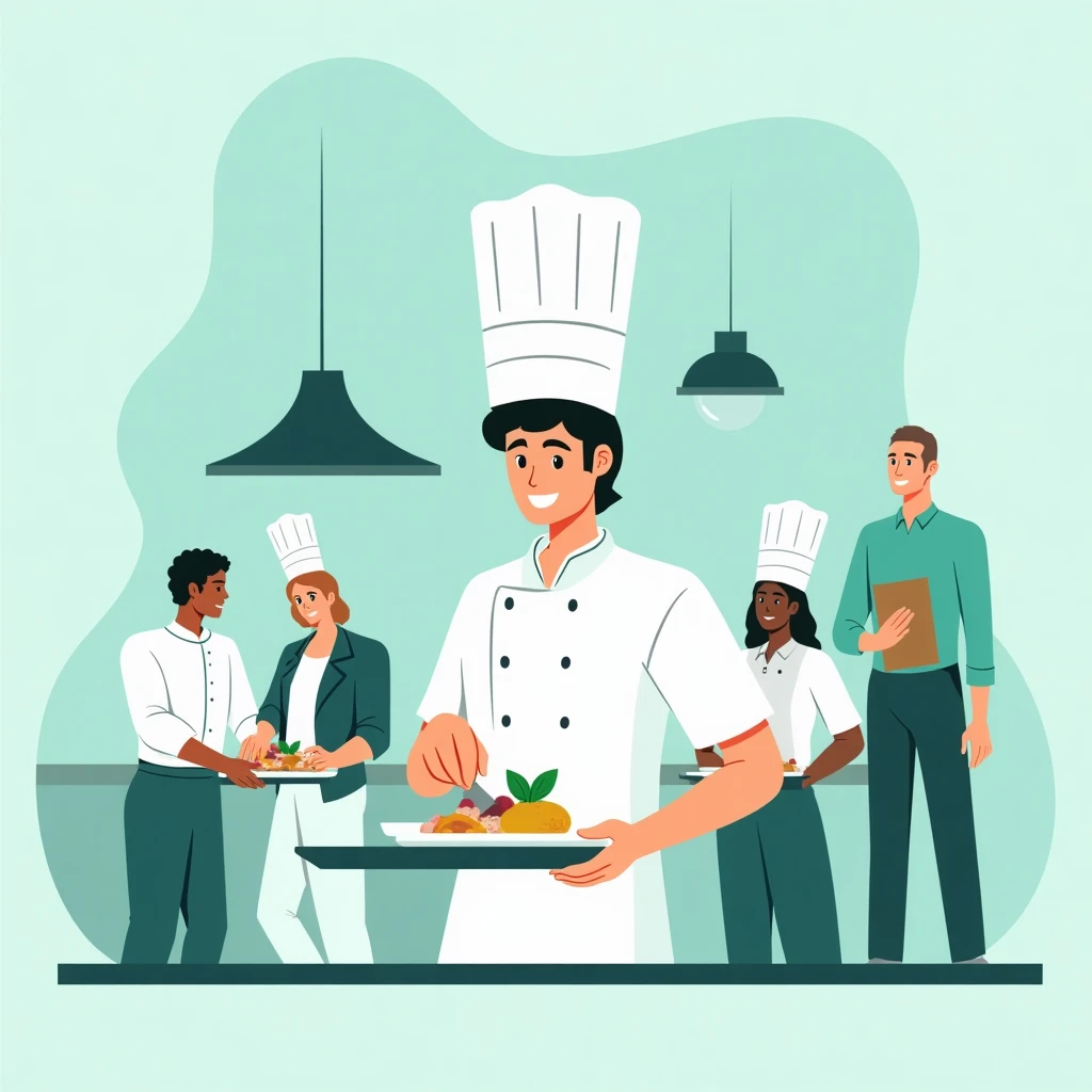 Chef in action