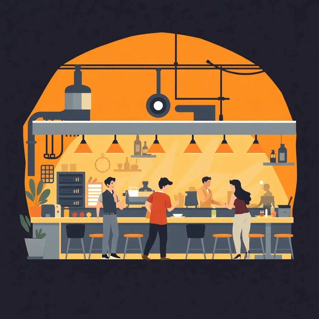 Restaurant scene
