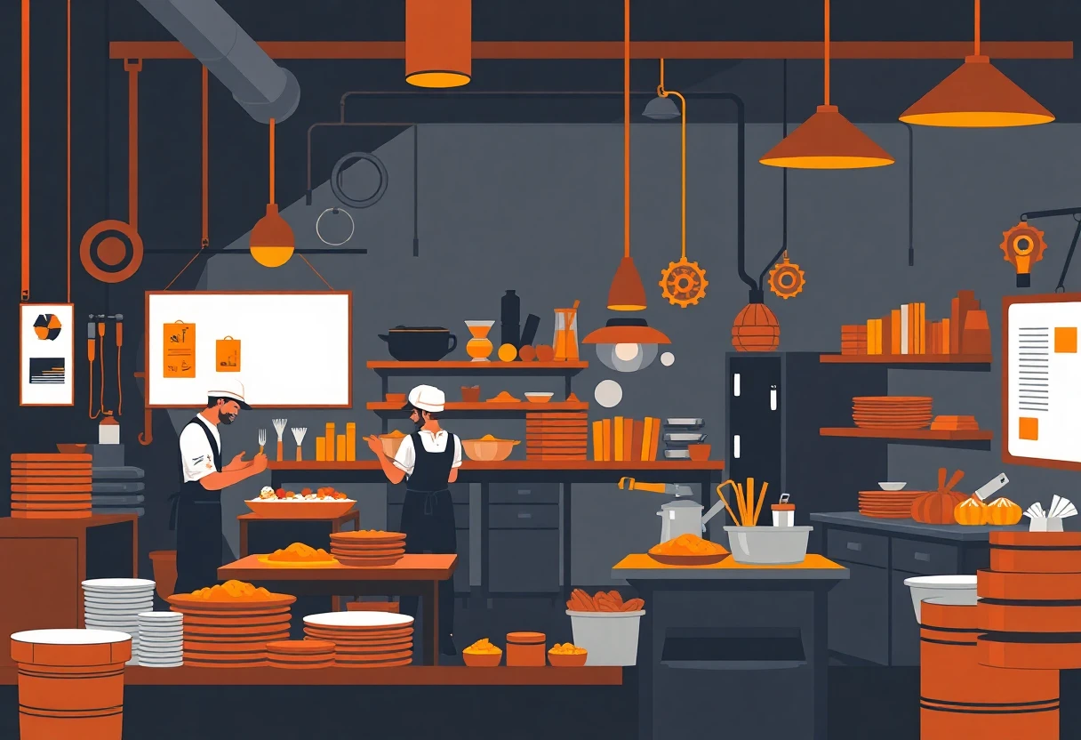 Restaurant kitchen