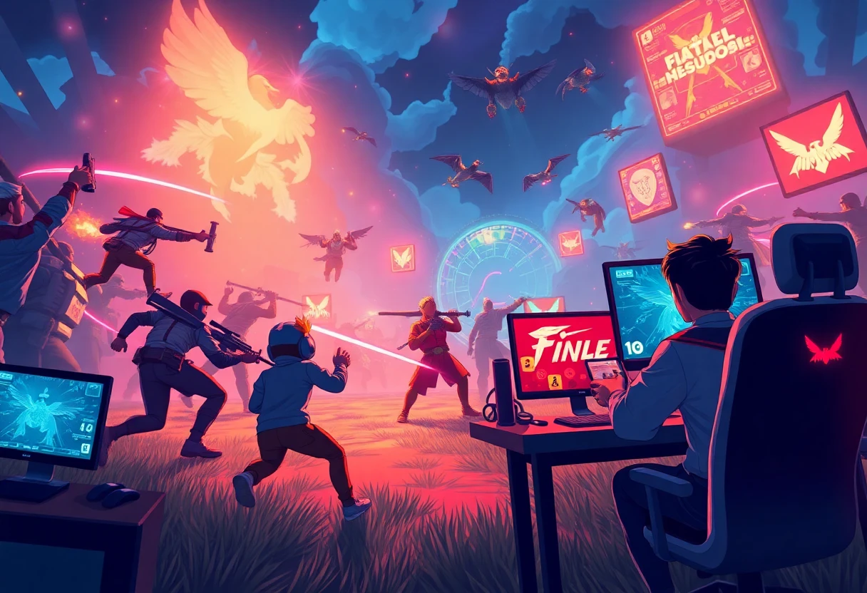 Gioco multiplayer in azione