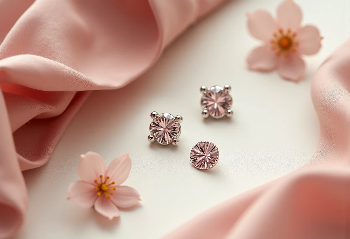 Birthstone and Moissanite Earrings
