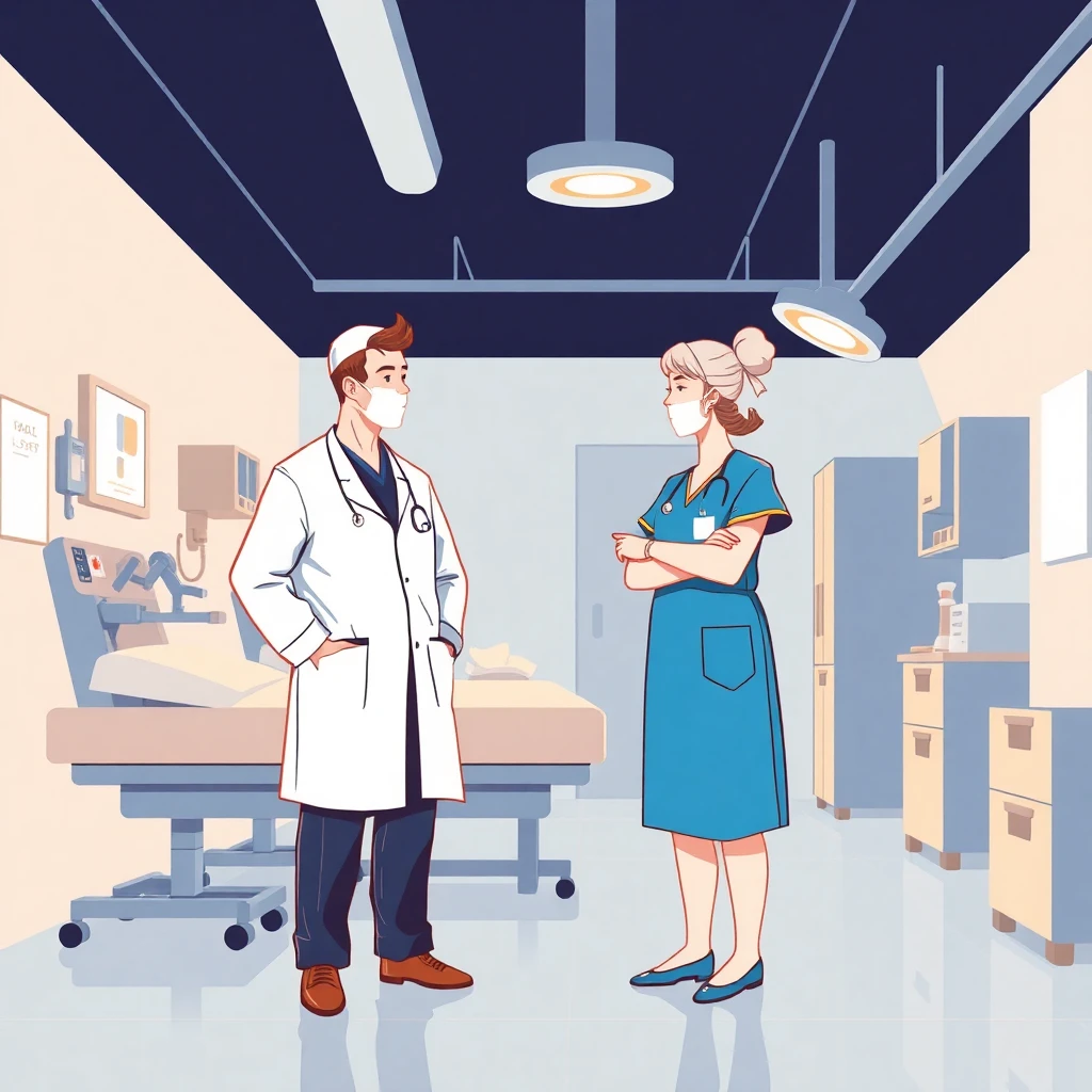 Discussions entre infirmiers
