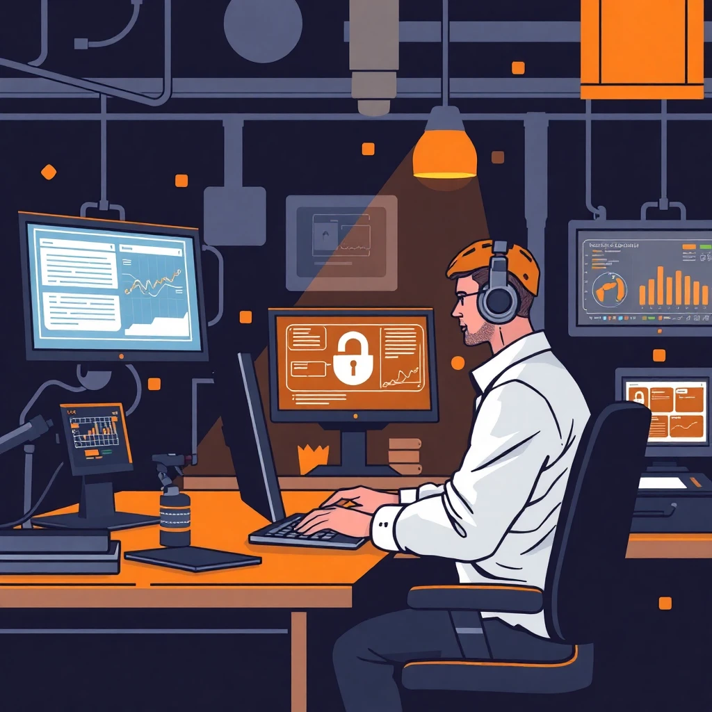 Premium cybersecurity job setting