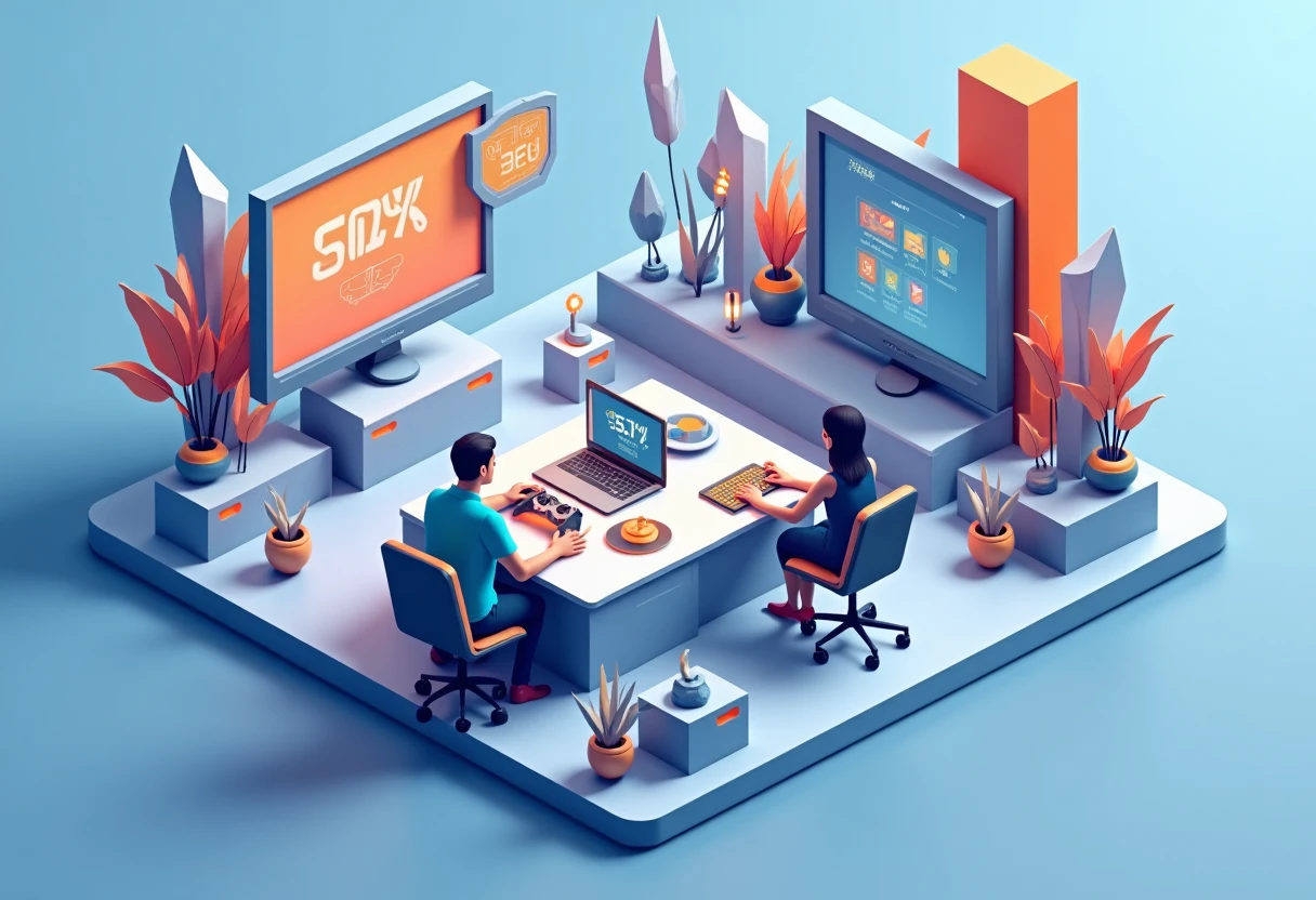 Illustration de jeux de société modernisés