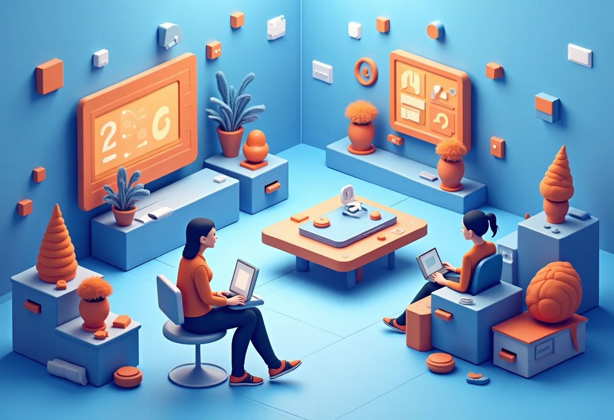 Illustration de jeux immersifs