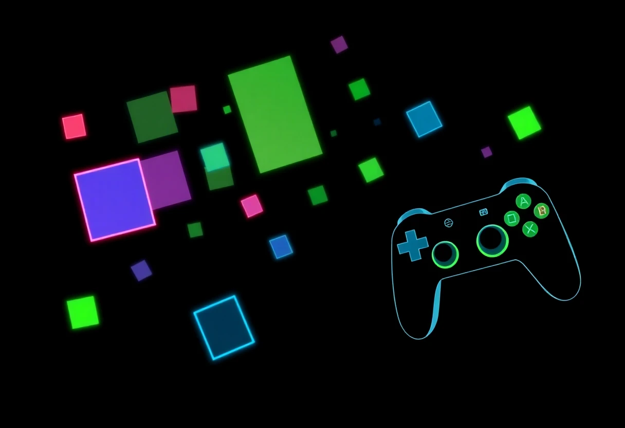 Abstract gaming tiles