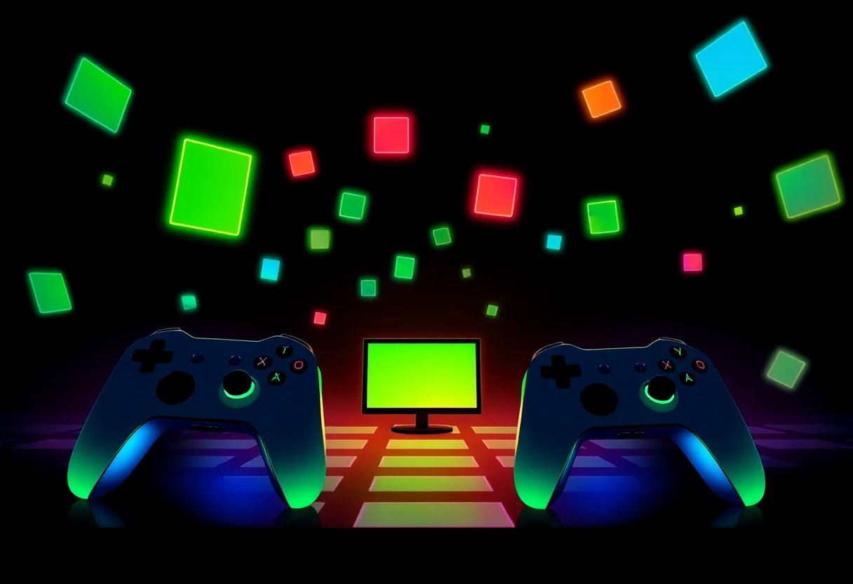 Abstract gaming motifs for mobile games