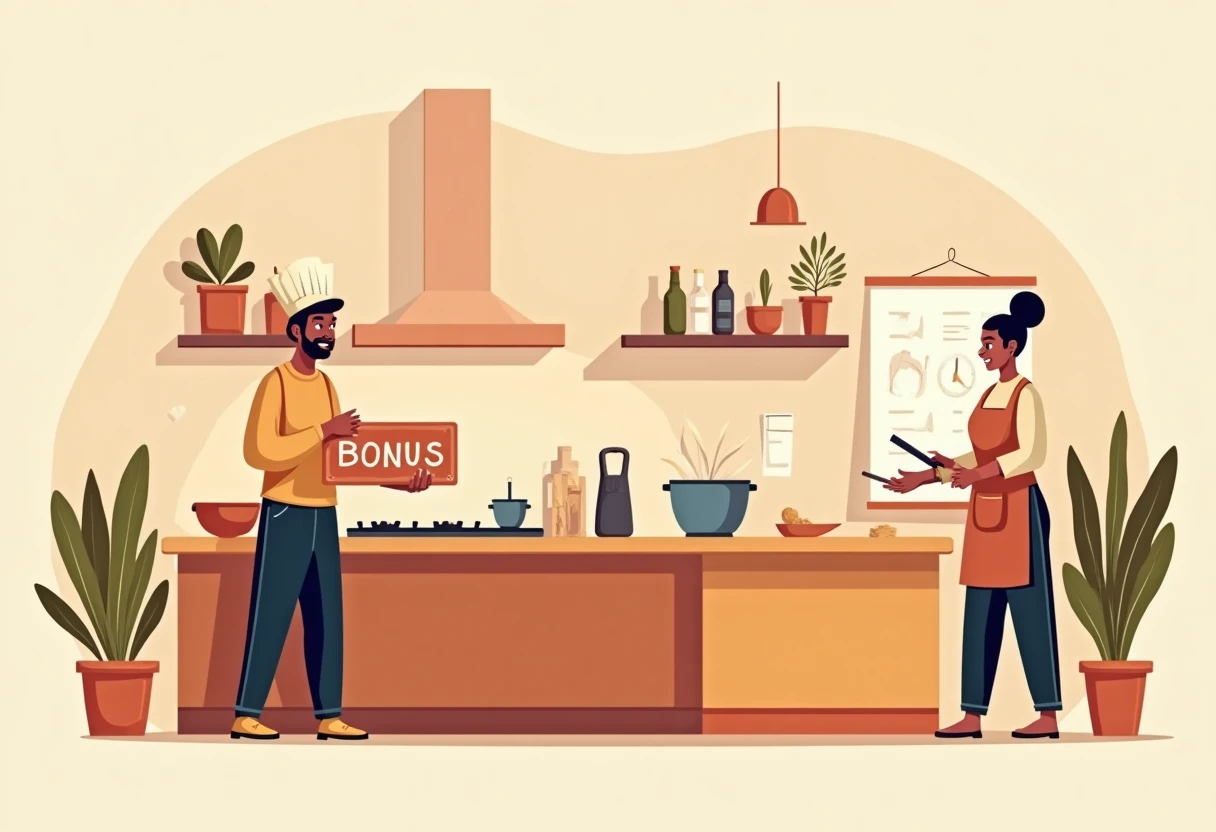 Kitchen job with bonus incentive