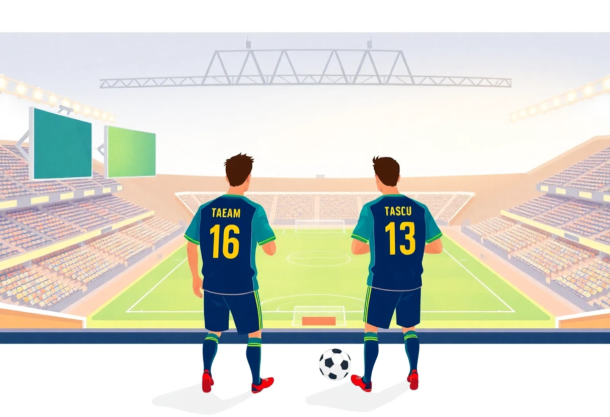 La Liga maçları için soyut bir stadyum illüstrasyonu