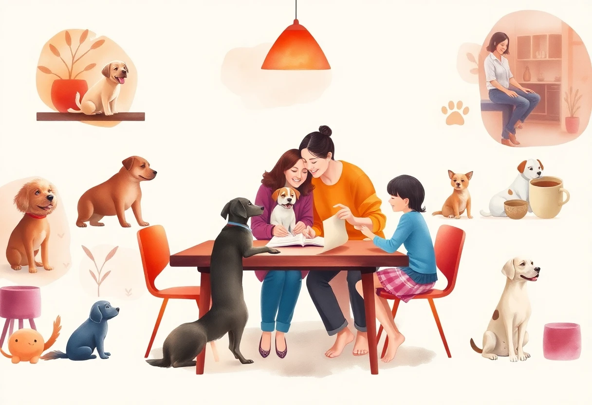 Comparando opciones de adopción de mascotas